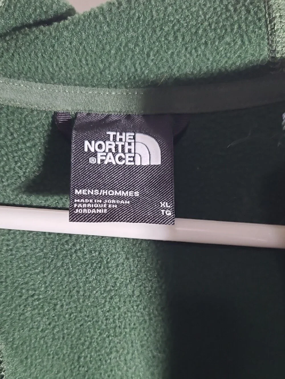 The North Face Men's Forest Green Full-Zip Hoodie